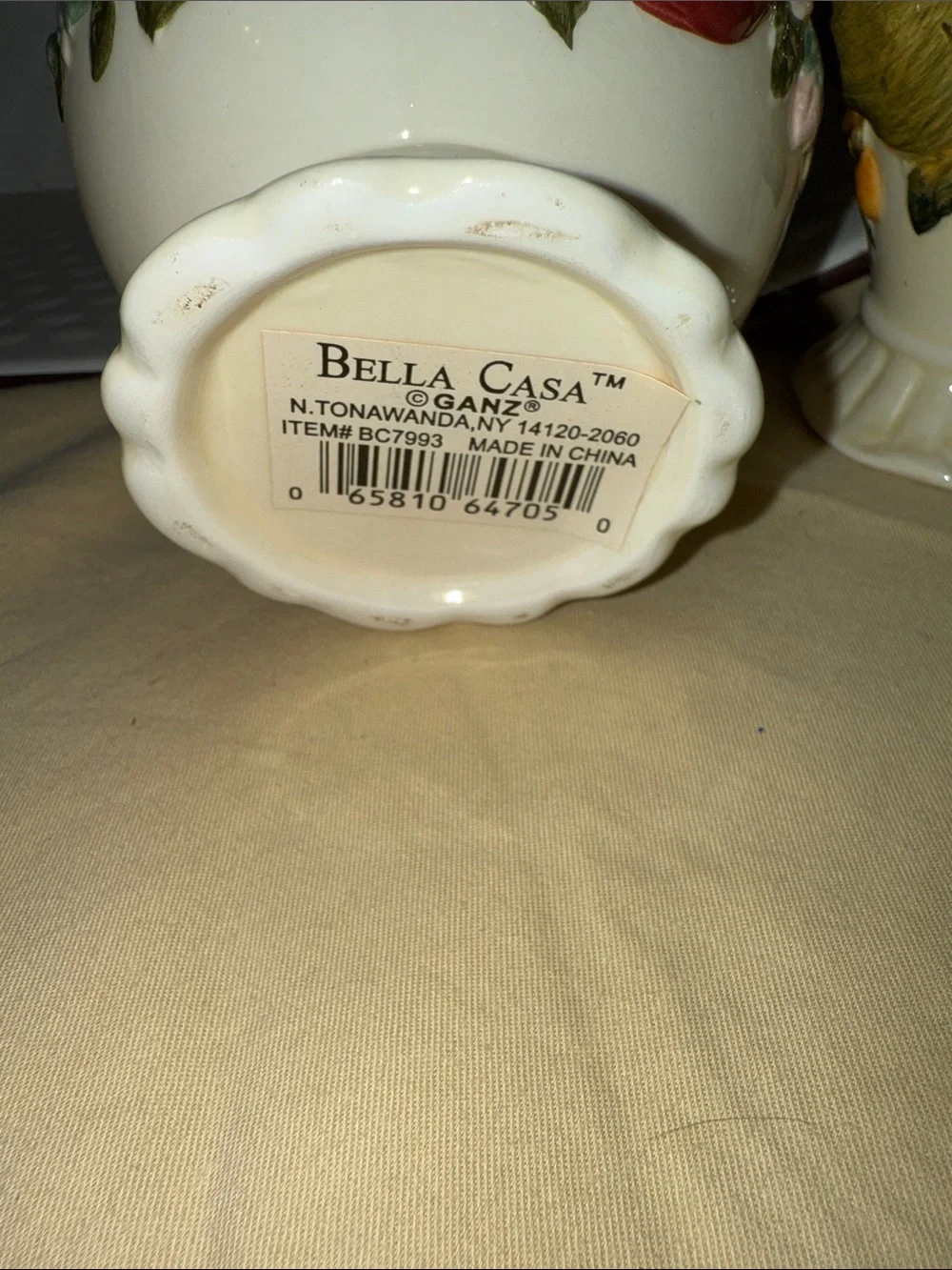 GANZ creamer sugar